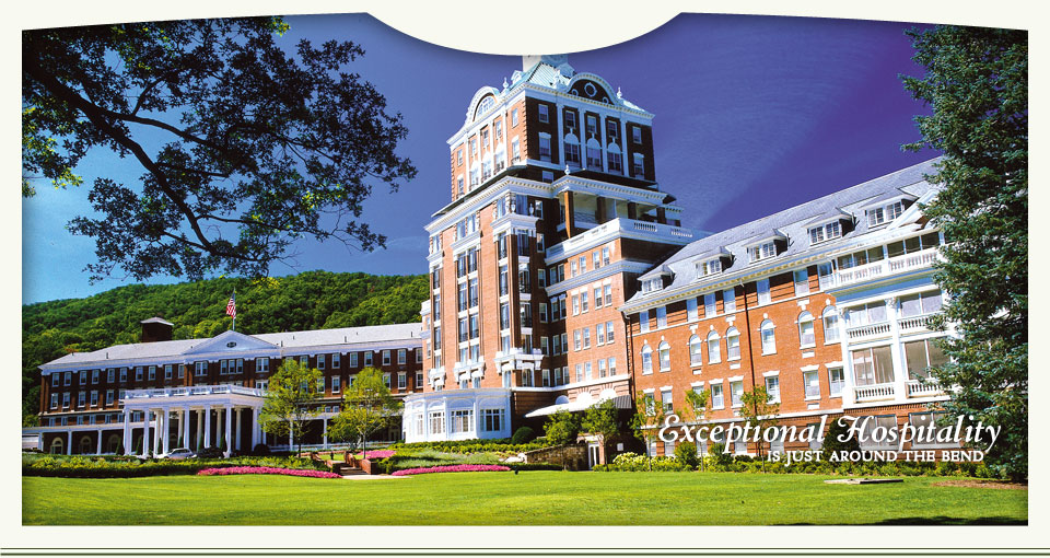 Exceptional hospitality is just around the bend - The Homestead in Bath County, Virginia