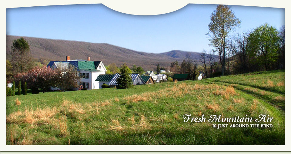 Fresh mountain air is just around the bend - Highland County, Virginia