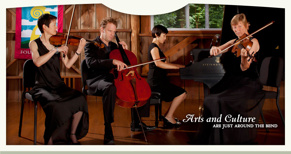 Arts and Culture are just around the bend - Garth Newel Music Center in Bath County, Virginia