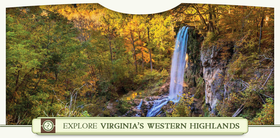 Explore Virginia's Western Highlands - Falling Spring Falls by Darren Seay